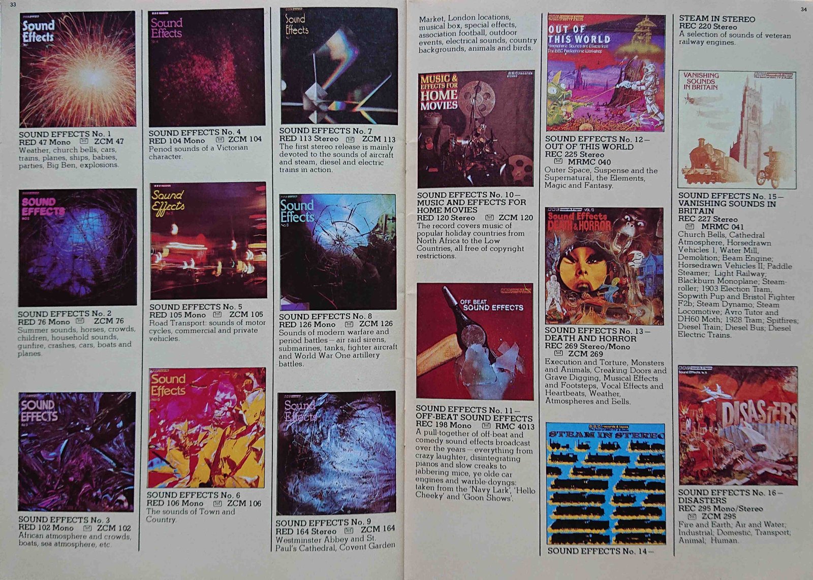 Other pages of catalogue BBC Records catalogue 1979 late
